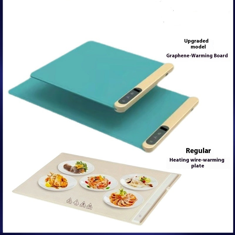 Electric Graphene Warming Tray Multi Functional Hot Cutting Board