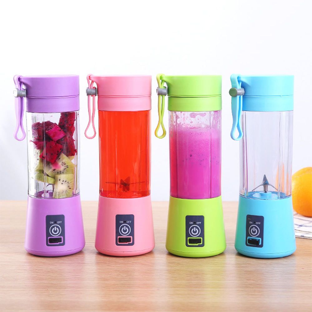 380ml USB Portable Electric Fruit Blender Juicing Cup Gadget
