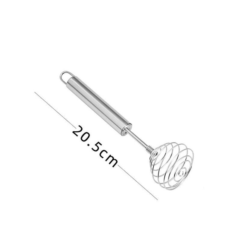 Stainless Steel Spiral Egg Whisk Manual Hand Blender for Baking