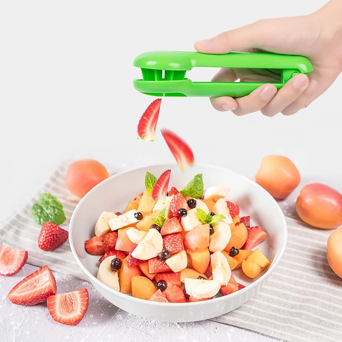 Grape Tomato Strawberry Cutter Multifunctional Fruit Vegetable Kitchen Tool