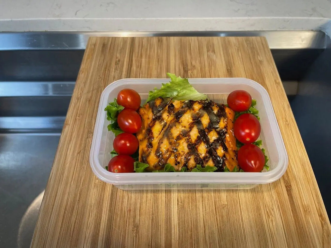 5 Pack Stackable Airtight Food Storage Containers with Snap Lock