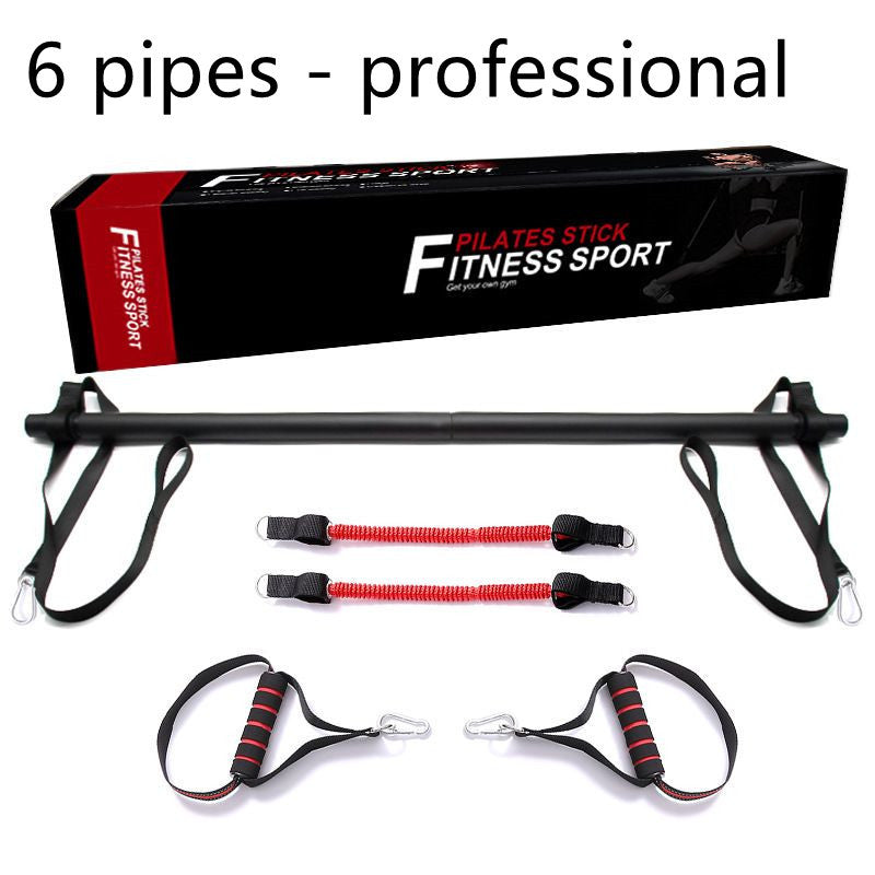 Pilates Bar Kit with Resistance Bands Portable Home Workout