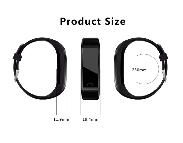IP67 Waterproof Smart Watch Heart Rate BP Sleep Fitness