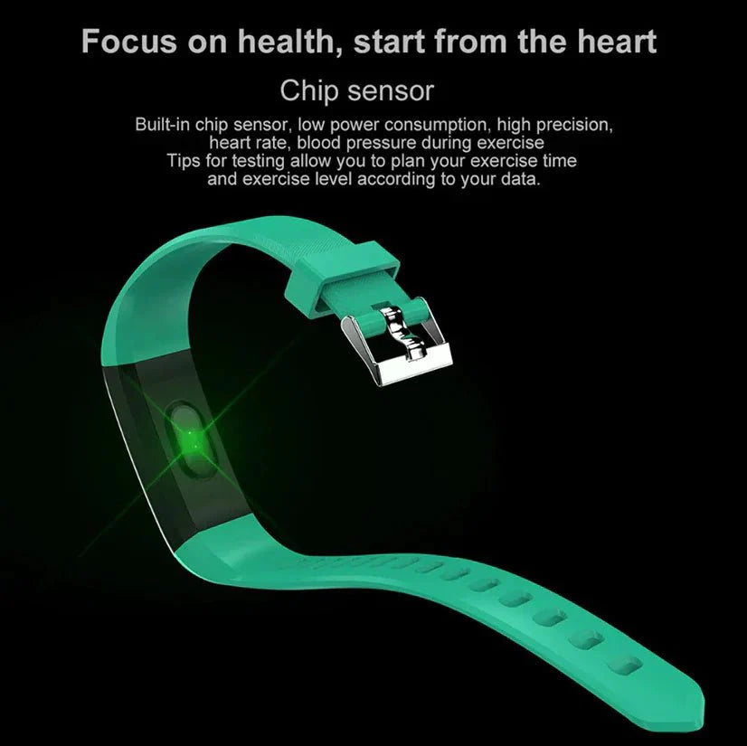 IP67 Waterproof Smart Watch Heart Rate BP Sleep Fitness