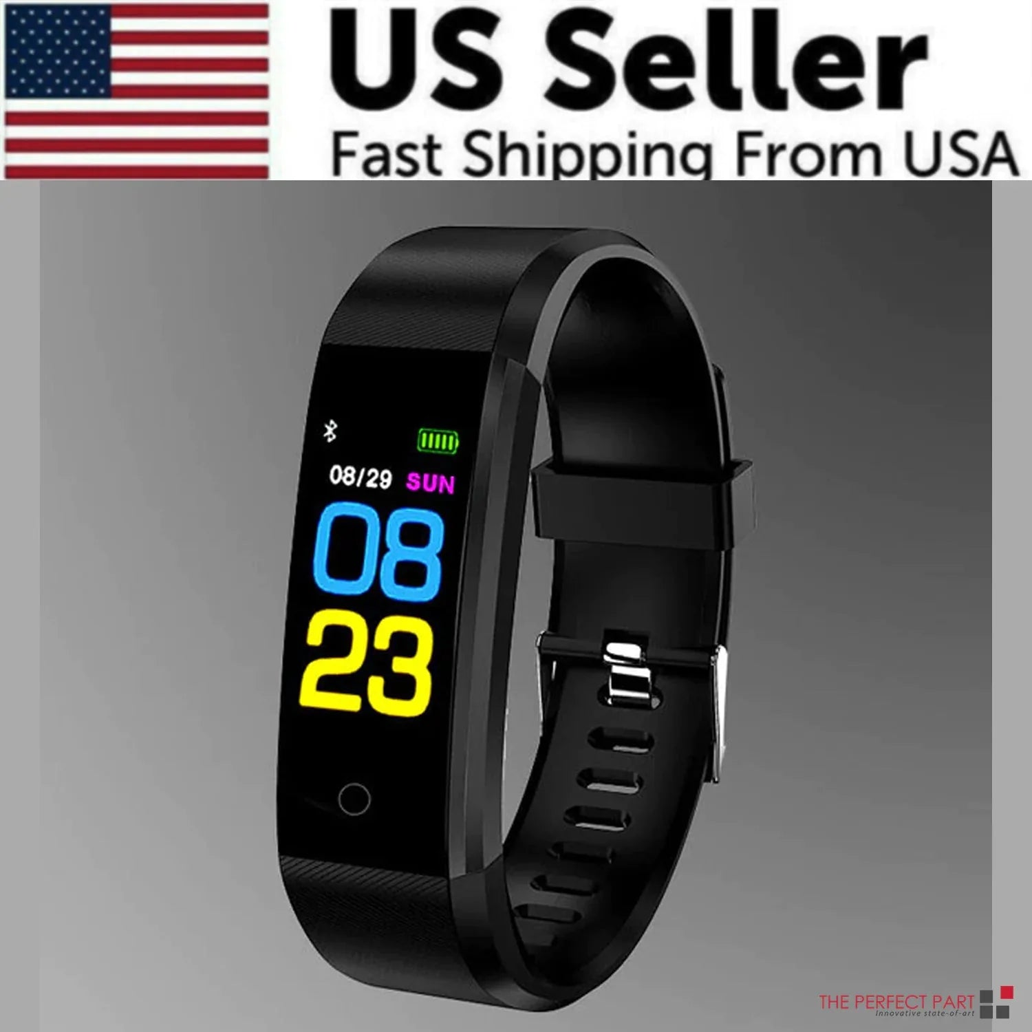 IP67 Waterproof Smart Watch Heart Rate BP Sleep Fitness