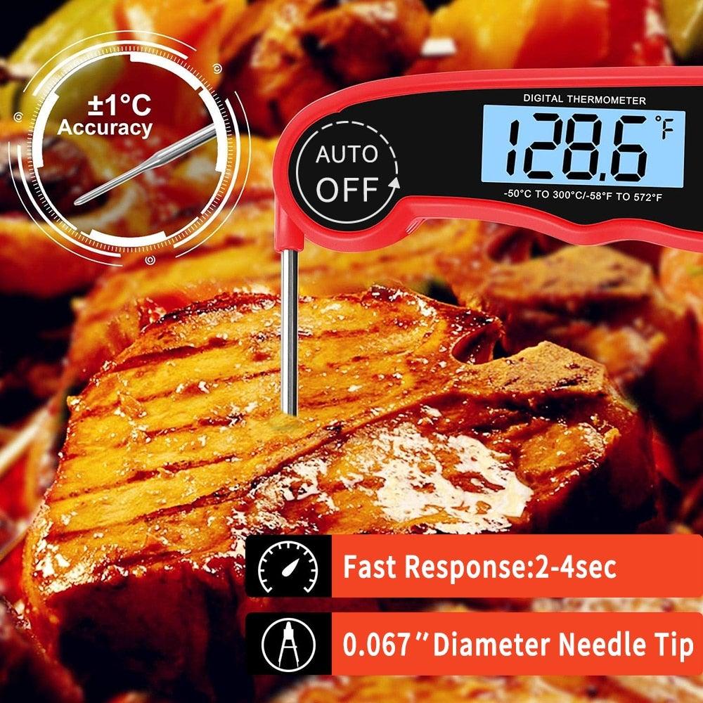 Digital Kitchen Thermometer Meat Water Milk Waterproof Cooking Probe