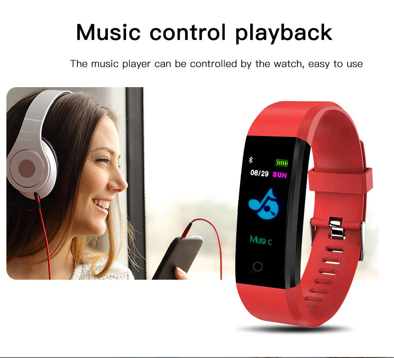 Fitness Smart Watch – Heart Rate & BP Activity Tracker
