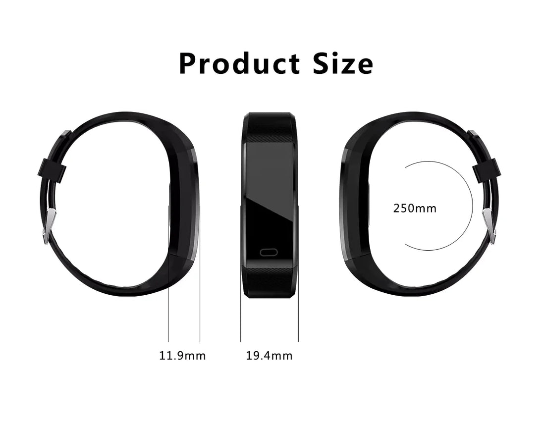 Fitness Smart Watch – Heart Rate & BP Activity Tracker