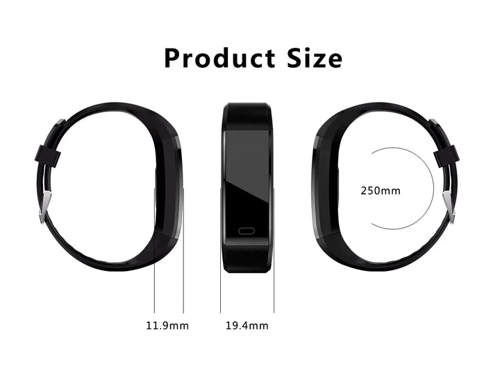 Fitness Smart Watch – Heart Rate & BP Activity Tracker