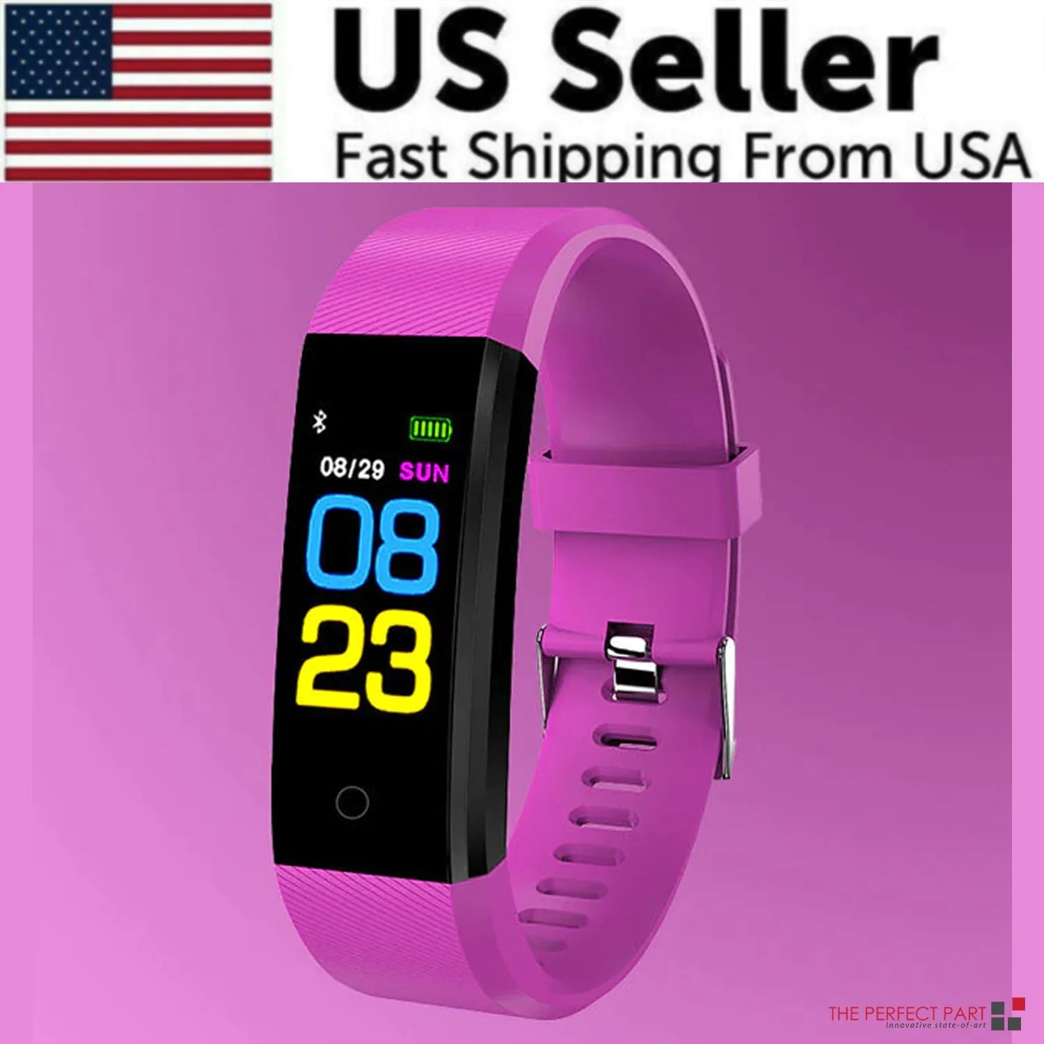 Fitness Smart Watch – Heart Rate & BP Activity Tracker