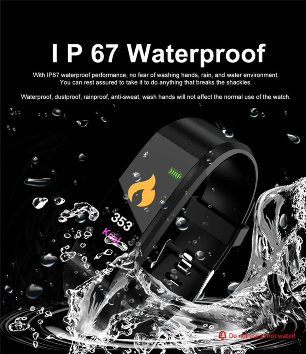 Fitness Smart Watch – Heart Rate & BP Activity Tracker