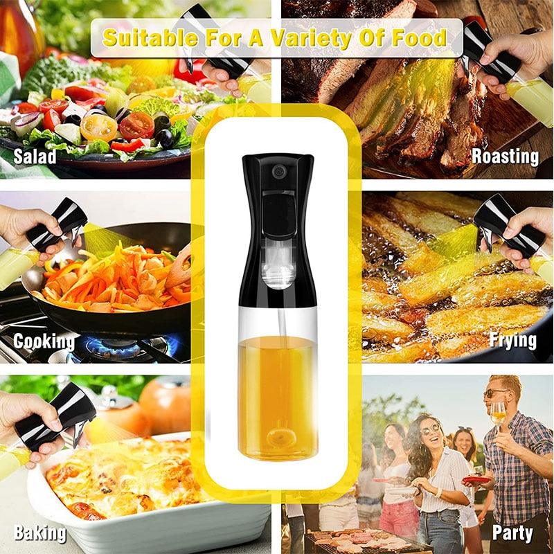 Oil Spray Bottle for Cooking Olive Oil Vinegar 200–300ml