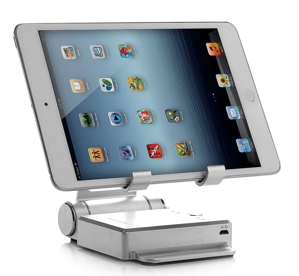 Podium Stand with Extended Battery 200% for iPad iPhone