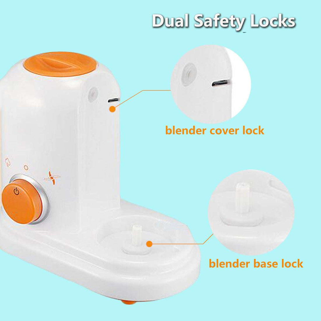 Multi-Function Baby Food Processor Milk Warmer Blender Cooking Device