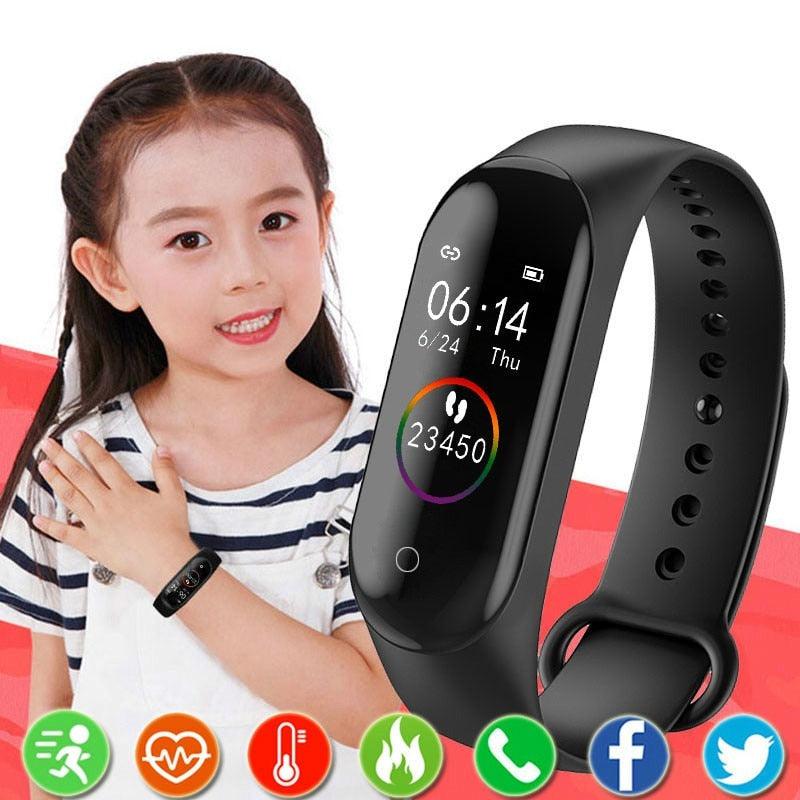 Kids Smart Watch – Waterproof Fitness & Heart Rate Tracker