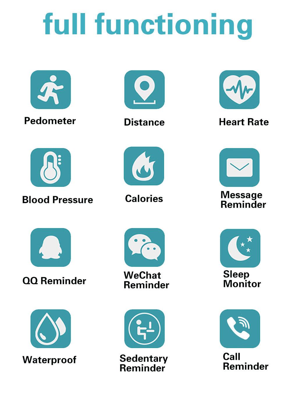 Kids Smart Watch – Waterproof Fitness & Heart Rate Tracker