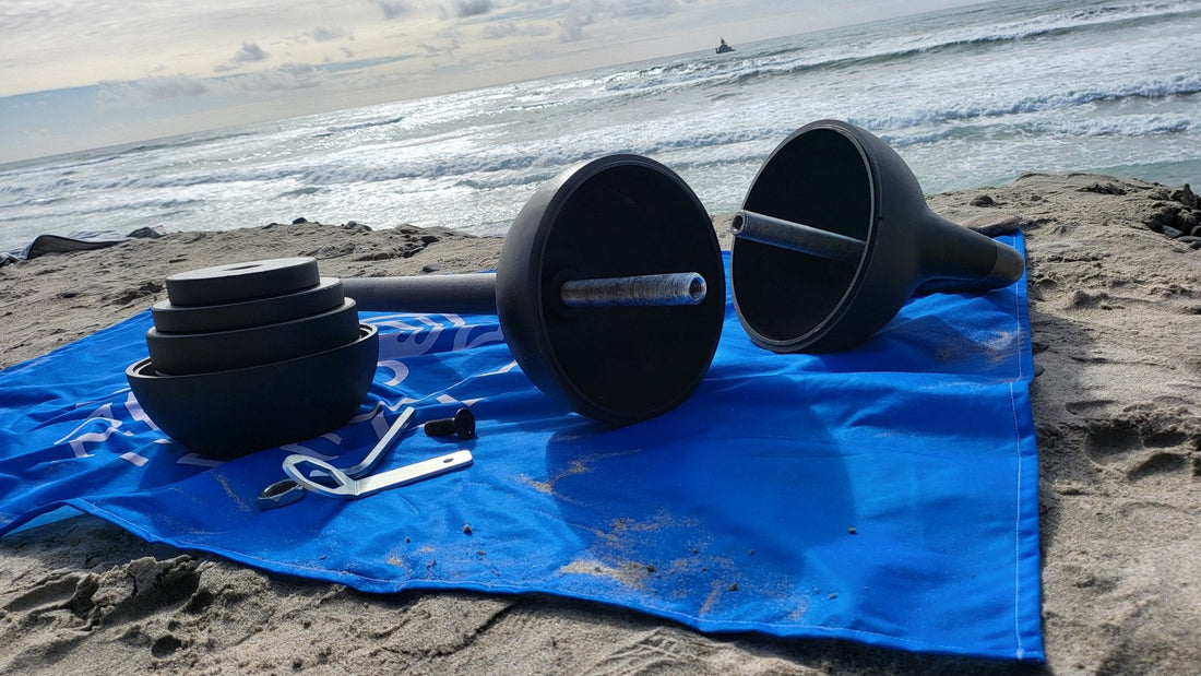 SoCal Adjustable Kettlebell Mace System 12–32kg Cast Iron Black