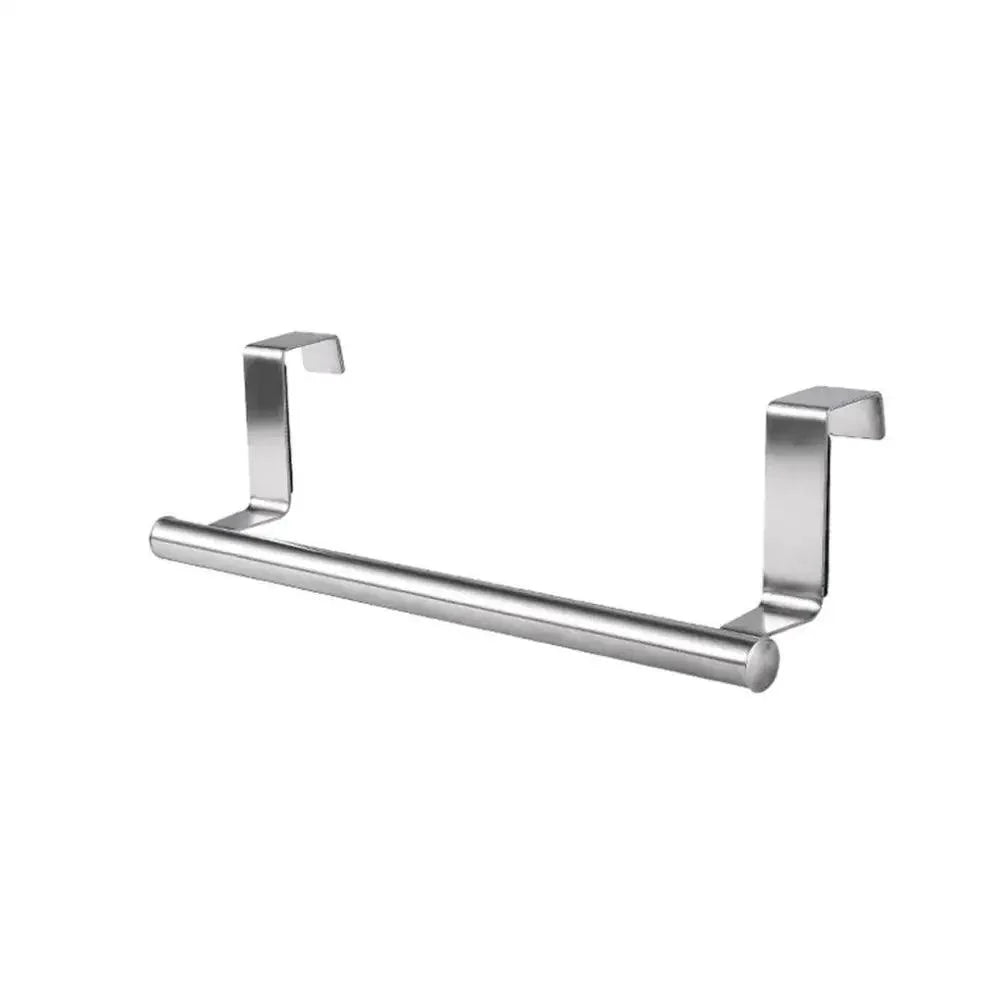 Over Door Towel Rack Stainless Steel Hanging Holder Bathroom Kitchen