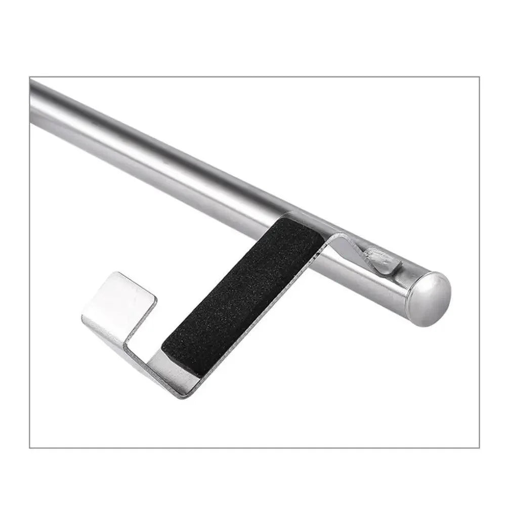 Over Door Towel Rack Stainless Steel Hanging Holder Bathroom Kitchen