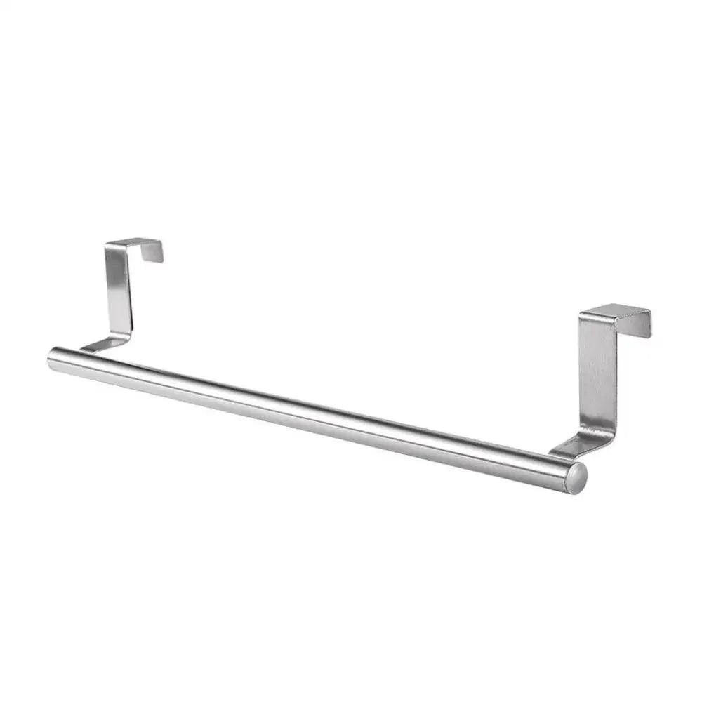 Over Door Towel Rack Stainless Steel Hanging Holder Bathroom Kitchen