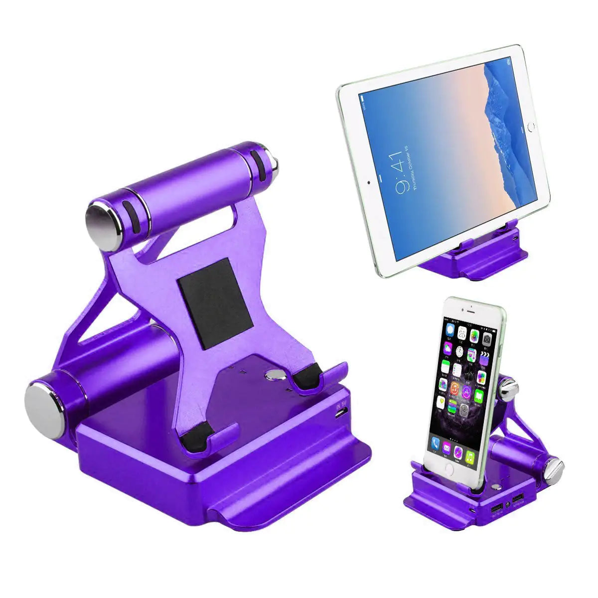 Podium Stand with Extended Battery 200% for iPad iPhone
