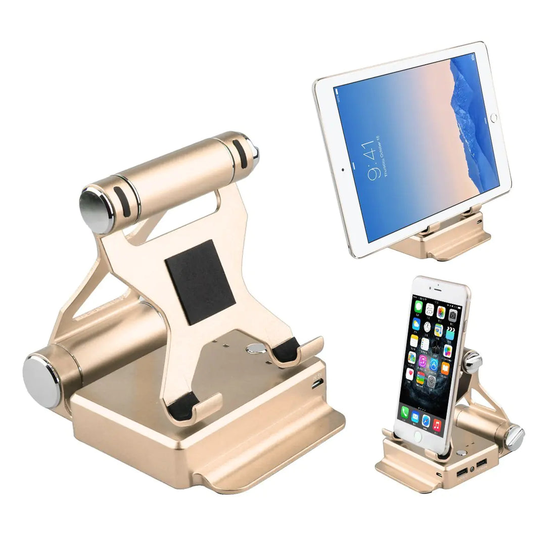 Podium Stand with Extended Battery 200% for iPad iPhone
